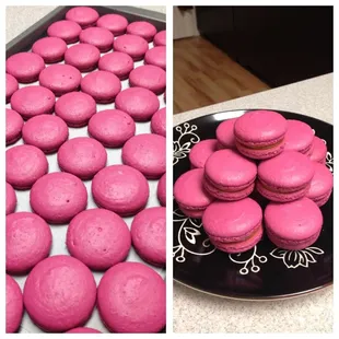 Cookie butter macarons