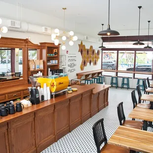 a view of a coffee shop