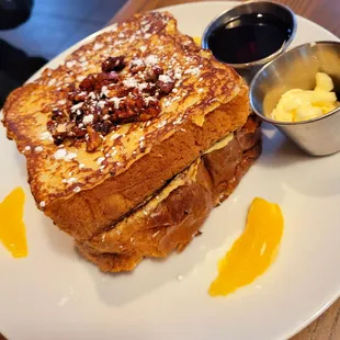French toast was massive and delicious!