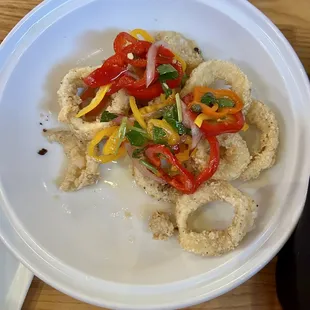 Crispy Calamari Salad