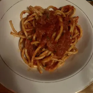 Pumpkin bucatini