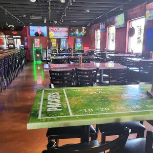 More of the bar area