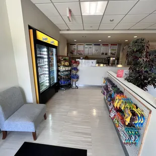 the inside of the restaurant