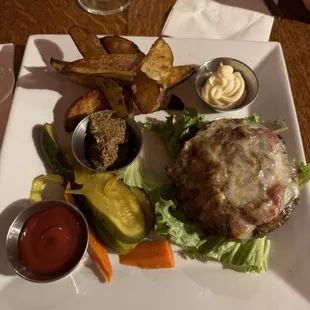 Burger without a bun
