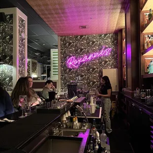 Claudia and patrons