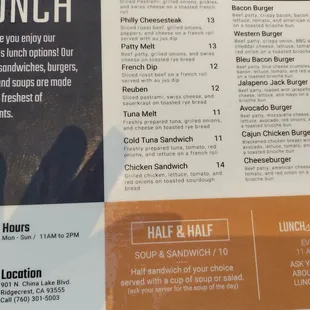 Menu.