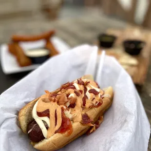sandwich, hot dog, hot dogs, food