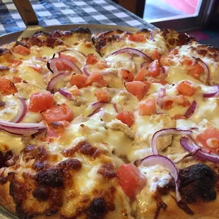 Chicken bacon ranch pizza