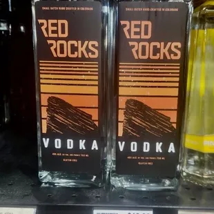 They have the new Red Rocks Vodka!!  My favorite. Especially for the price.