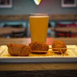 If you haven't had Roxie's Wagyu Corndogs, you are missing out!