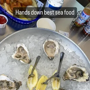 Oyster on the 1/2 Shell - 6 Oysters