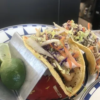 Fish Tacos Cod or Salmon