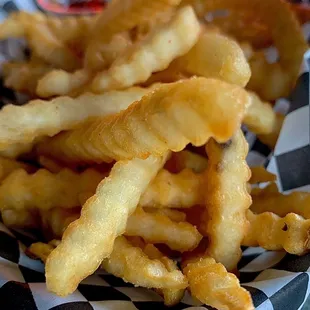 a basket of french fries