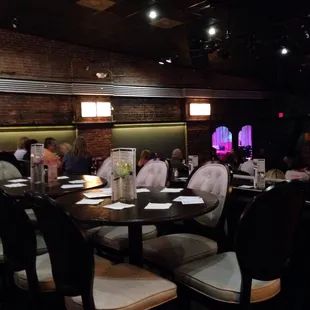 Seating near the bar