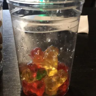 Vodka soaked gummy
