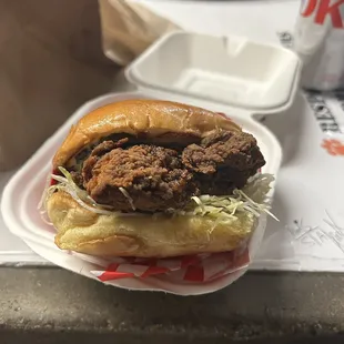 Chicken Sandwich Double Fried Chicken