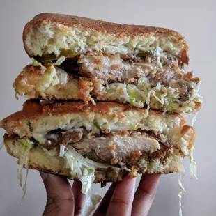 Fried chicken sandwich