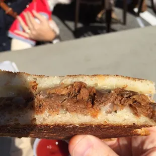 Short rib grilled cheese
