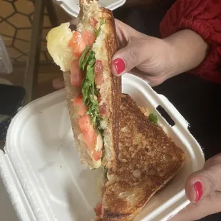 Vegan Buffalo Tofu Sandwich