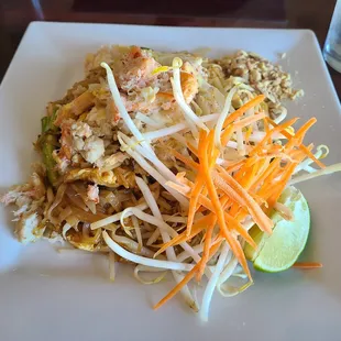 Crab Phad Thai.