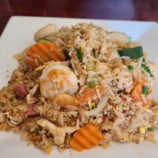 Chef&apos;s special fried rice.