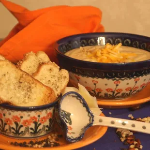 Maria&apos;s Stuffed Baked Potato Cheese Soup