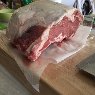 Two bone in rib roast