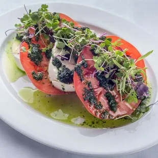 Heriloom Tomato &amp; Buffalo Mozzarella Salad.