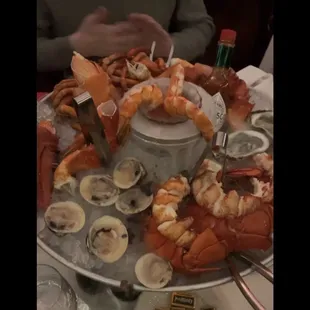 Royal 35 seafood tower