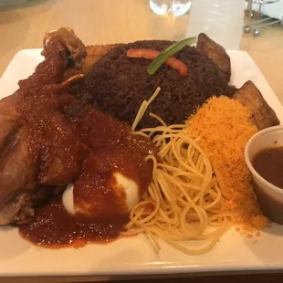 Waakye Combo