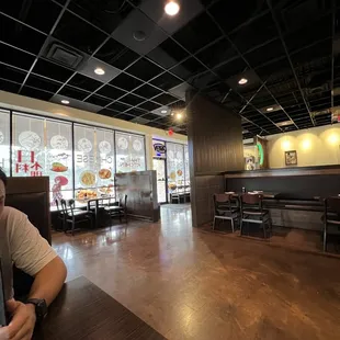 a man sitting at a table