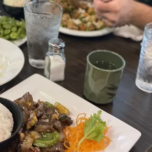 Korean Steak BBQ was delicious. Loved they tender steak and the veggies cooked inside were very nice.