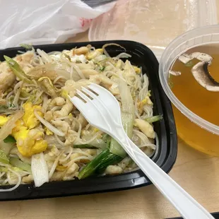 Chicken Mei Fun &amp; Clear Soup take out