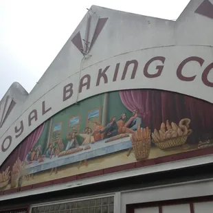 the front of the building