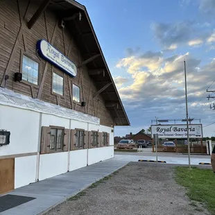 the outside of the building