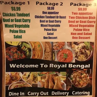 the menu
