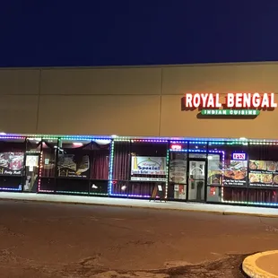 the front of the restaurant