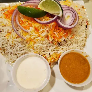 Veg 65 biryani