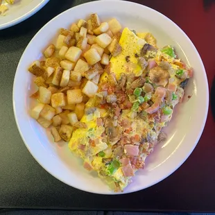 All meat omelet