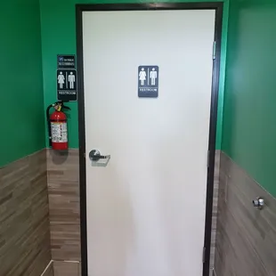 They do have a restroom!