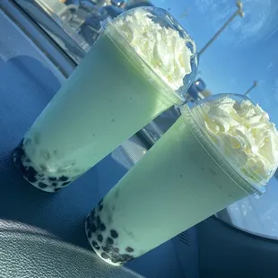 Honey Dew Milk Tea Smoothy