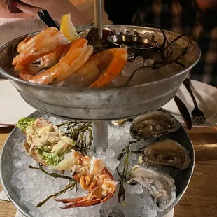 Seafood tower