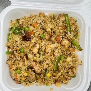 Bourbon fried rice.