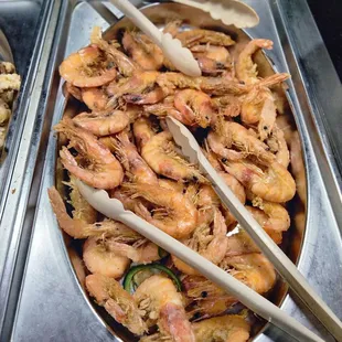 Shrimp in shell!