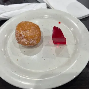 classic thick jello and donuts