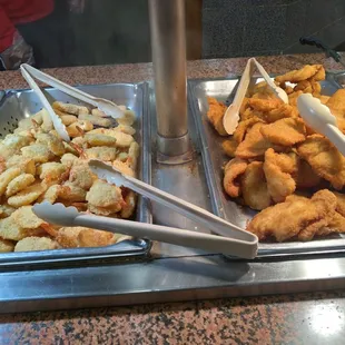 Great lightly breaded white fish!