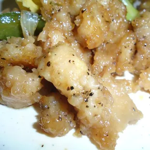 Black pepper chicken.