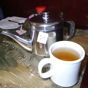 I can't go to an Asian place without getting some hot tea!
