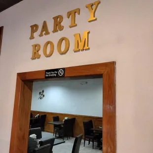Royal Buffet offers Party Room!