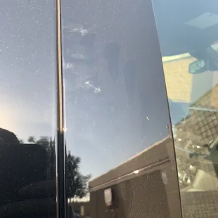 Finger prints all over the layers of dust!!